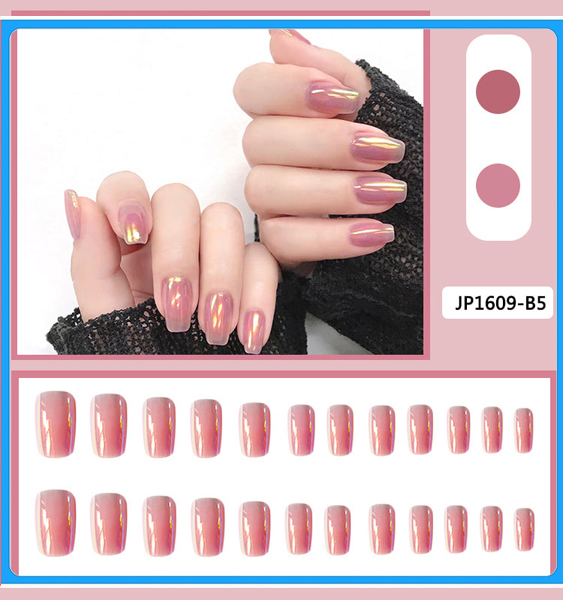 Hộp 24 Móng tay giả , móng giả A156 (Tặng keo dán móng tay )