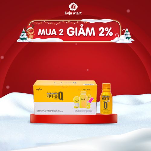  Nước uống giải rượu thải độc gan Hàn Quốc Ready Q - Hộp10 chai x 100ml 