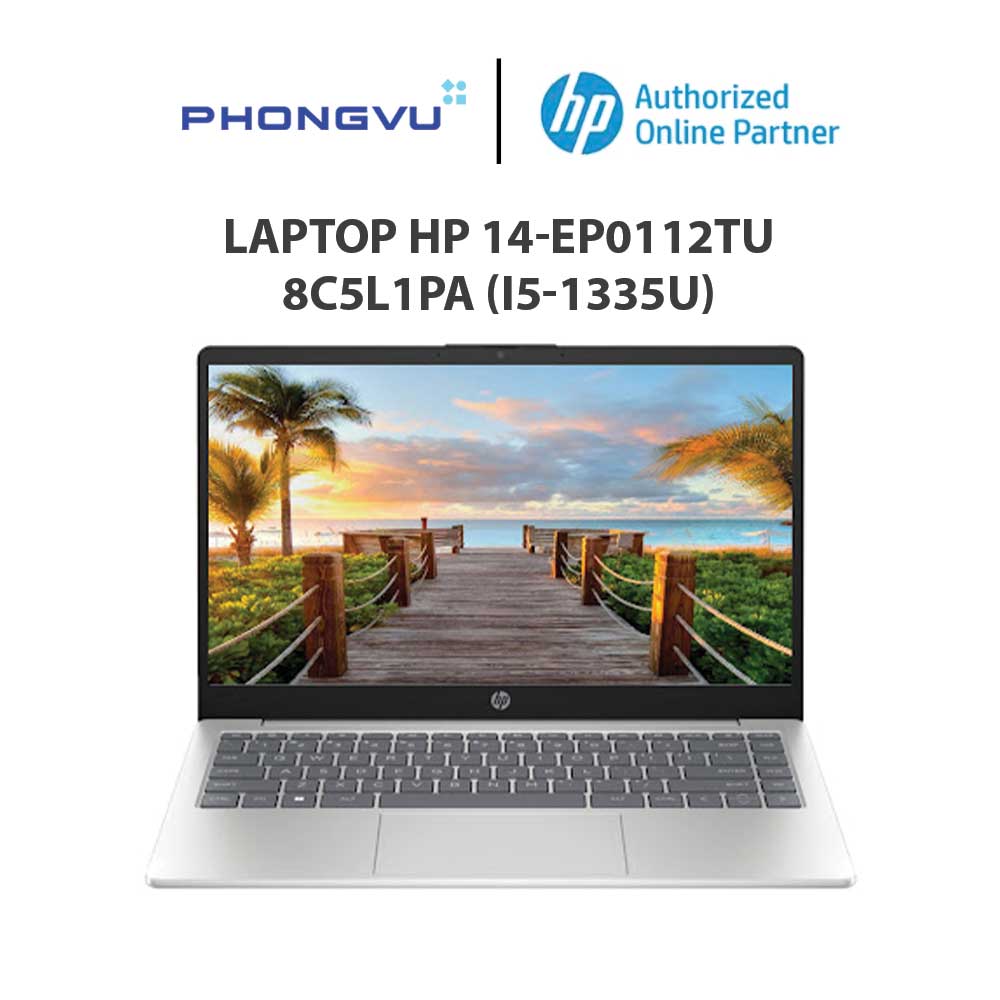 Laptop hp 14-ep0112tu - 8c5l1pa - bảo hành 12 tháng