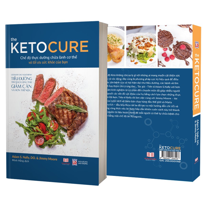 Sách The Keto Cure - Thực Dưỡng Đúng Cách Để Có Một Cơ Thể Khỏe Và Đẹp - Á Châu Books