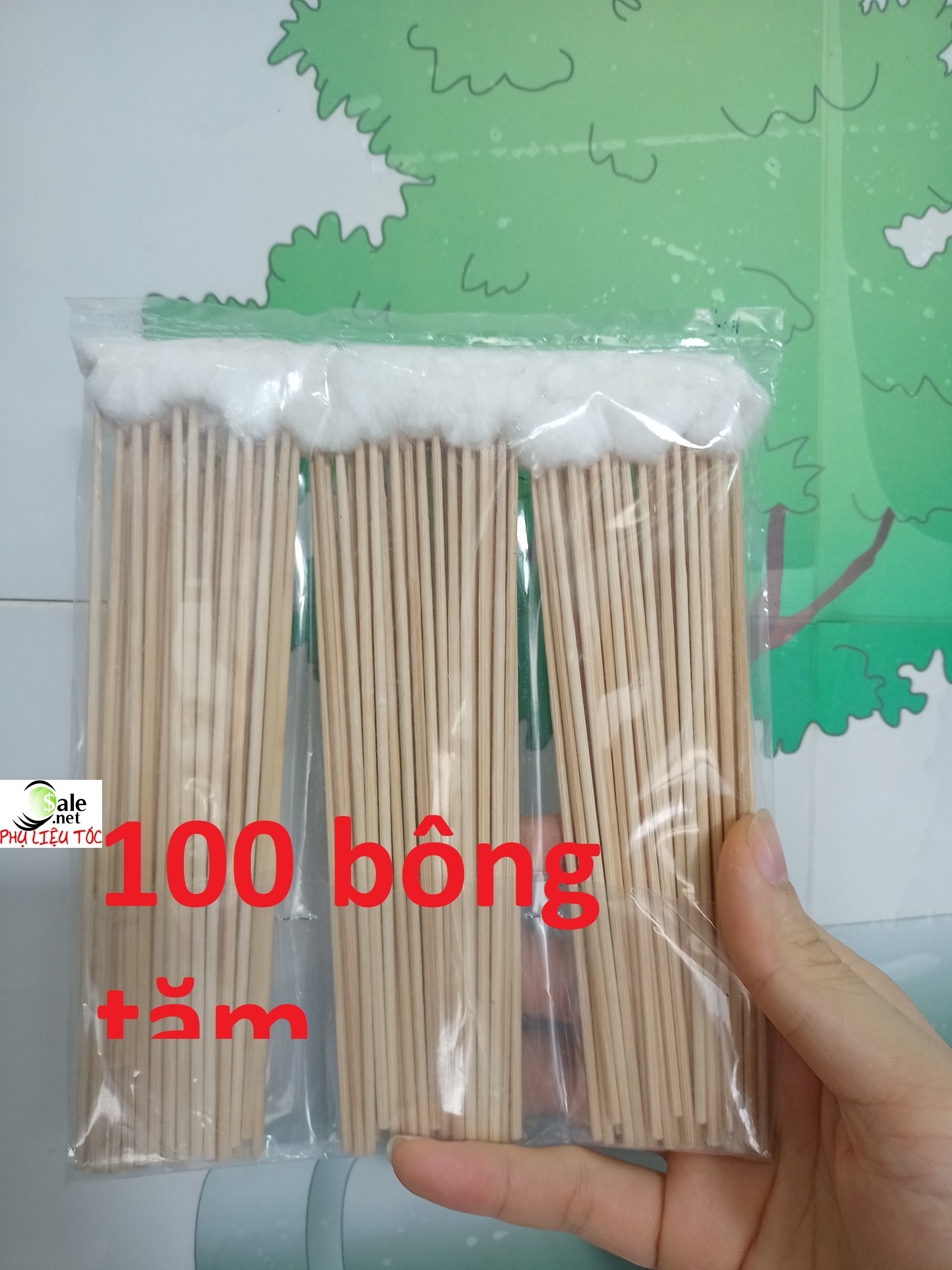 100 Bông se tai lông vịt như hình là 1 bịch 100 bông