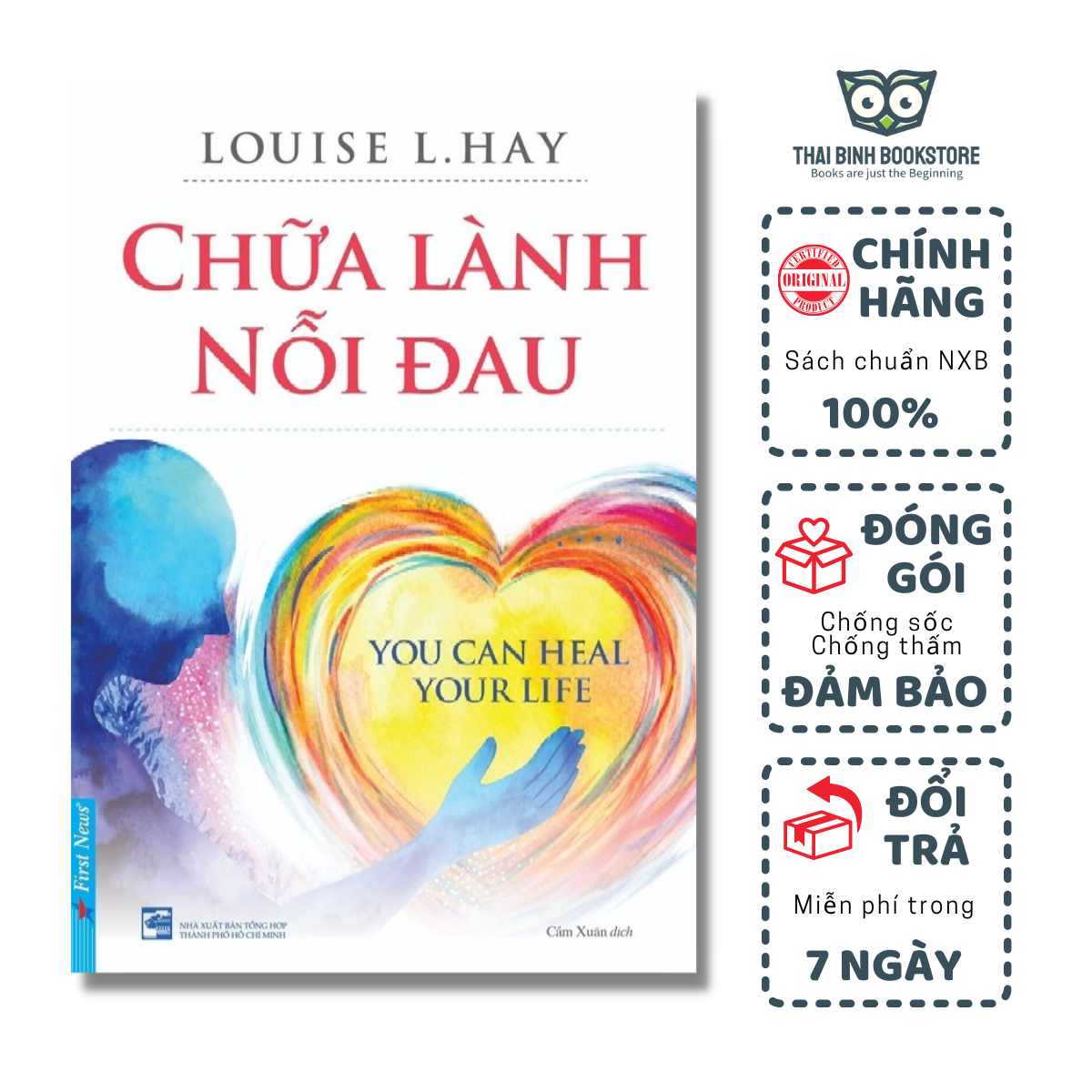 Sách - chữa lành nỗi đau - louise l hay - thái bình bookstore