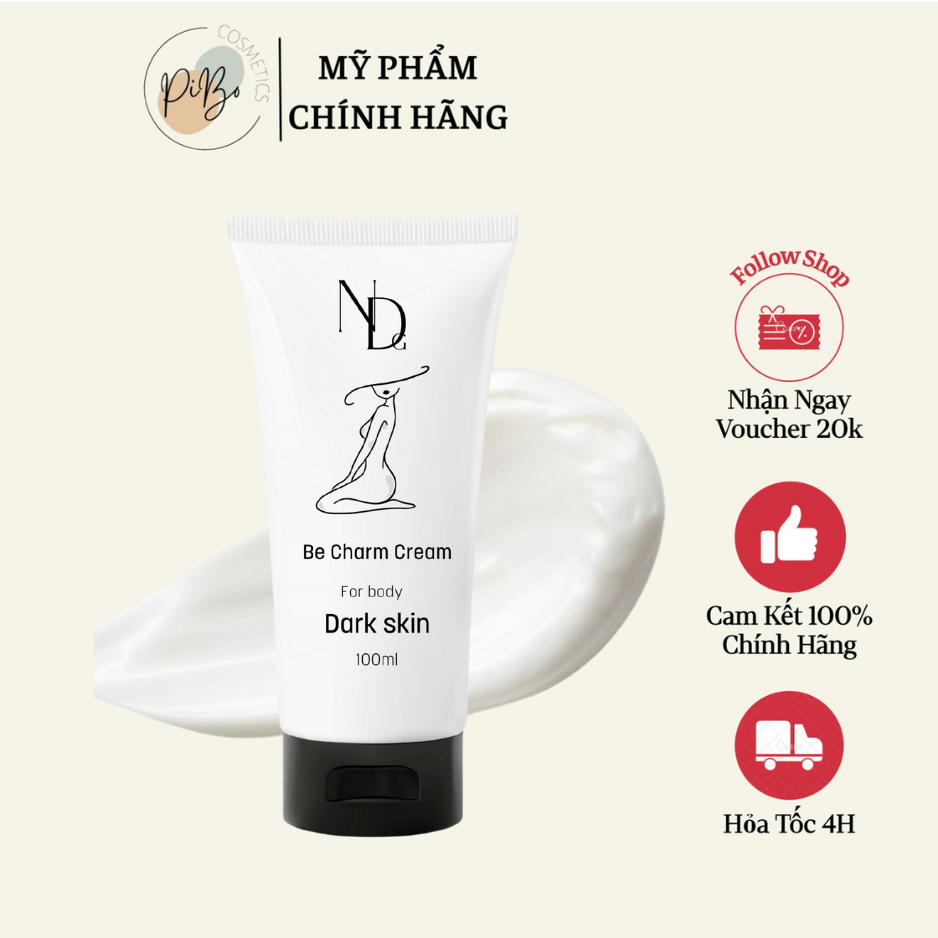 Kem giảm thâm mông , khuỷu tay, đầu gối be charm cream for body for body dark skin 100ml mẫu mới