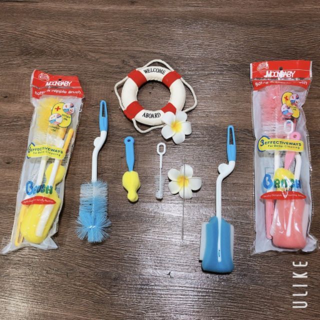 Bộ Cọ Rửa Bình Sữa - Tiện Lợi Cho Mẹ- An Toàn Cho Bé ( 5 chi tiết )