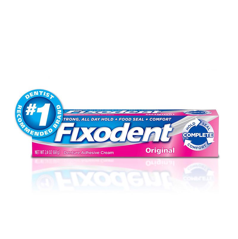 Keo dán hàm răng giả Fixodent