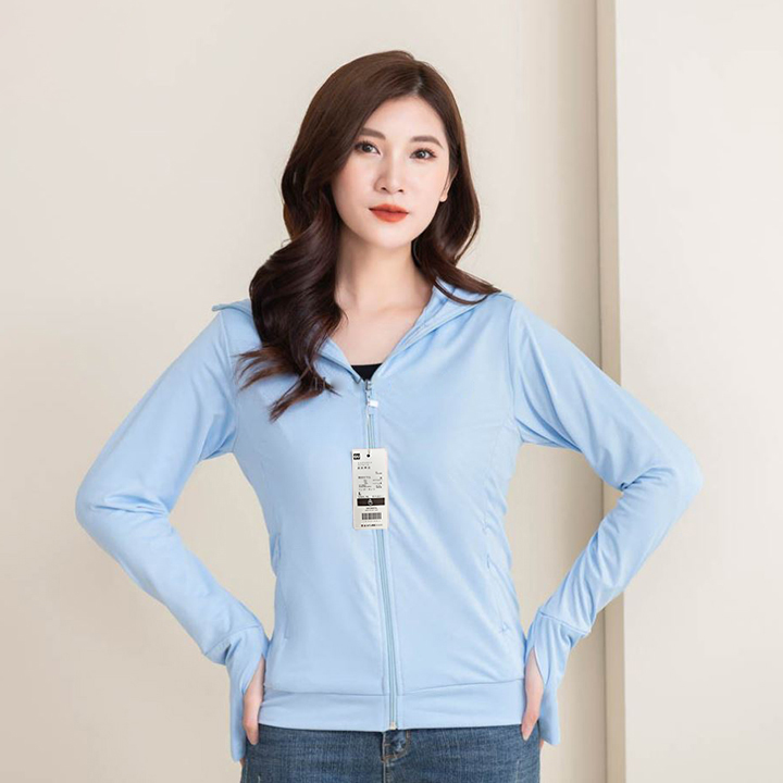 Áo Chống Nắng Nữ 2 Lớp Chất Hạt Xoàn Thoáng Mát Thấm Hút Mồ Hôi Chống Nắng Hiệu Qủa Bảo Vệ Làn Da