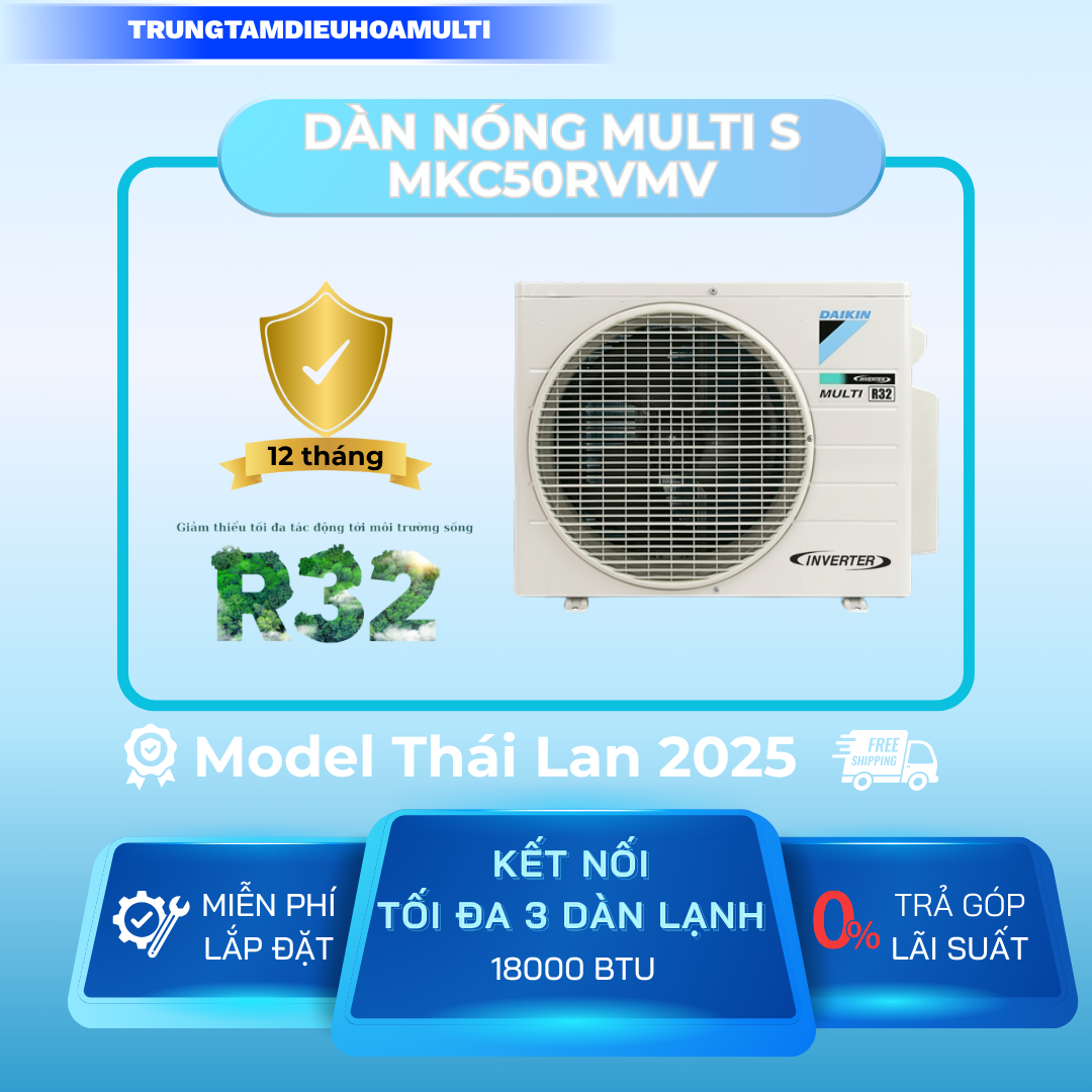 Dàn Nóng Multi S MKC50RVMV Daikin Inverter