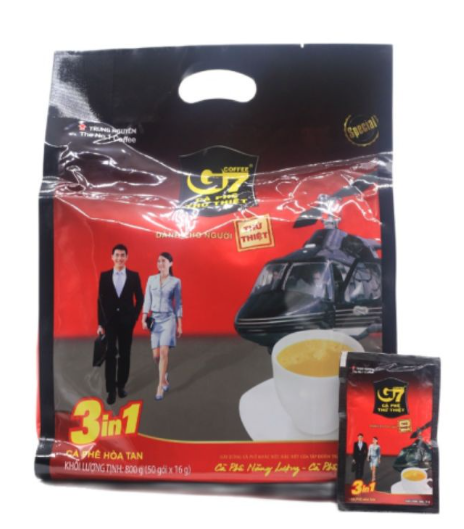 Cà phê g7 bịch 50g x 16g