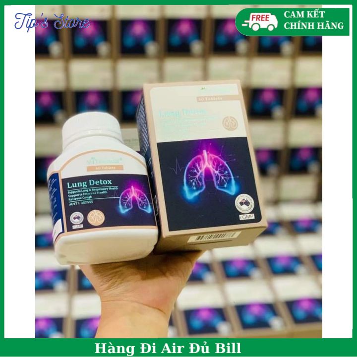Viên uống vitatree lung detox 60 viên của úc