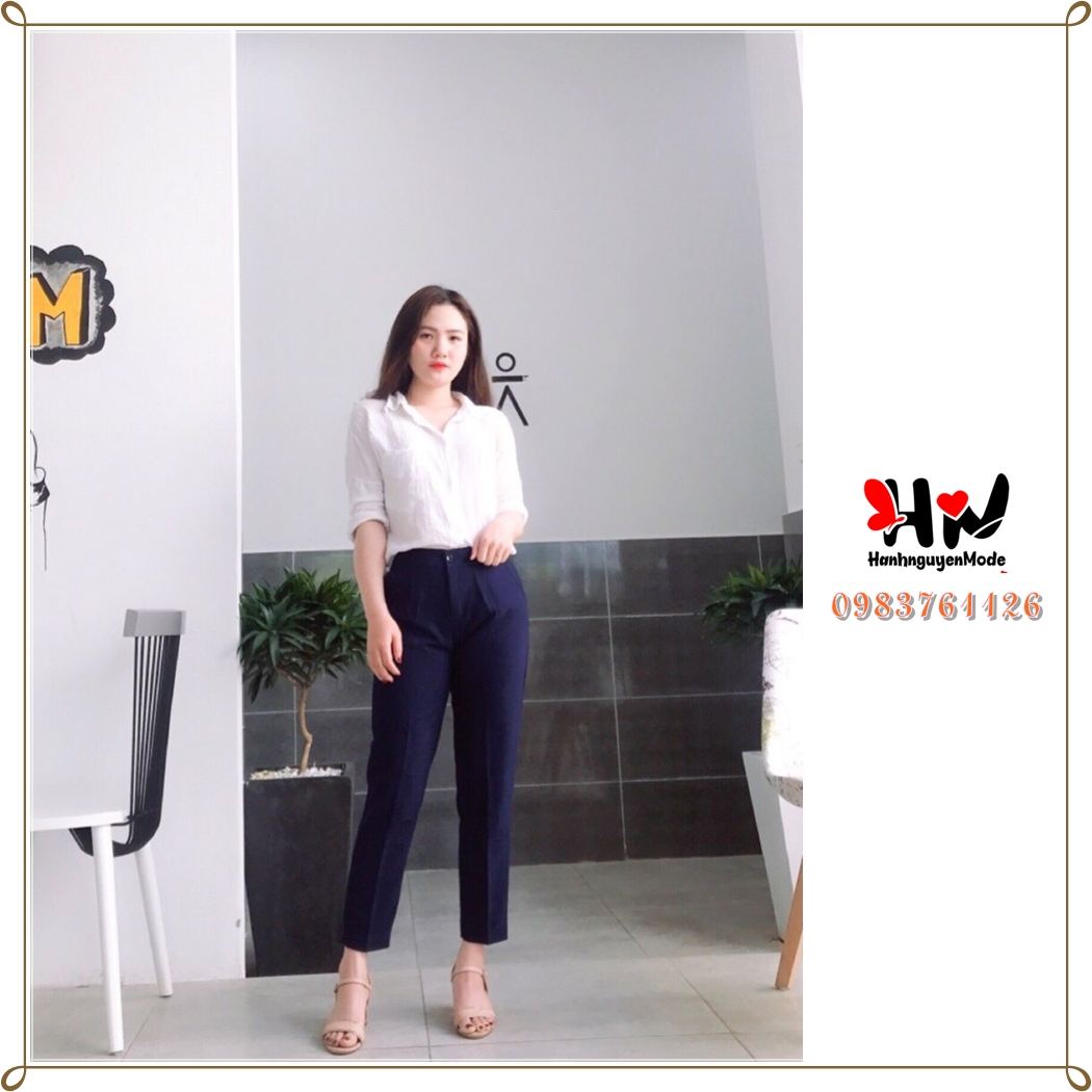 QUẦN BAGGY NỮ CHẤT VẢI CAO CẤP, QUẦN ÂU CÔNG SỞ FOMR CHUẨN ĐẸP MẶC TÔN DÁNG, QUẦN TÂY PHÙ HỢP BỐN MÙA - hanhnguyenMode