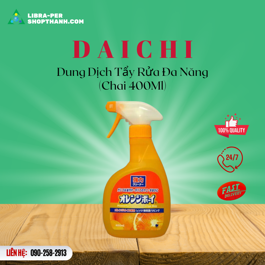 Dung dịch tẩy rửa siêu mạnh daichi 400ml - nhật