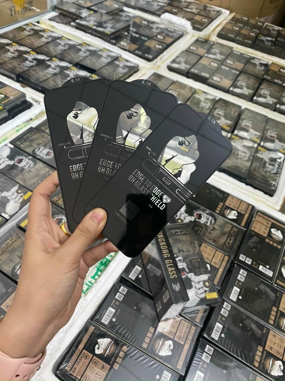 Cường lực full màn hình king kong iphone x / xs / xs max / xr