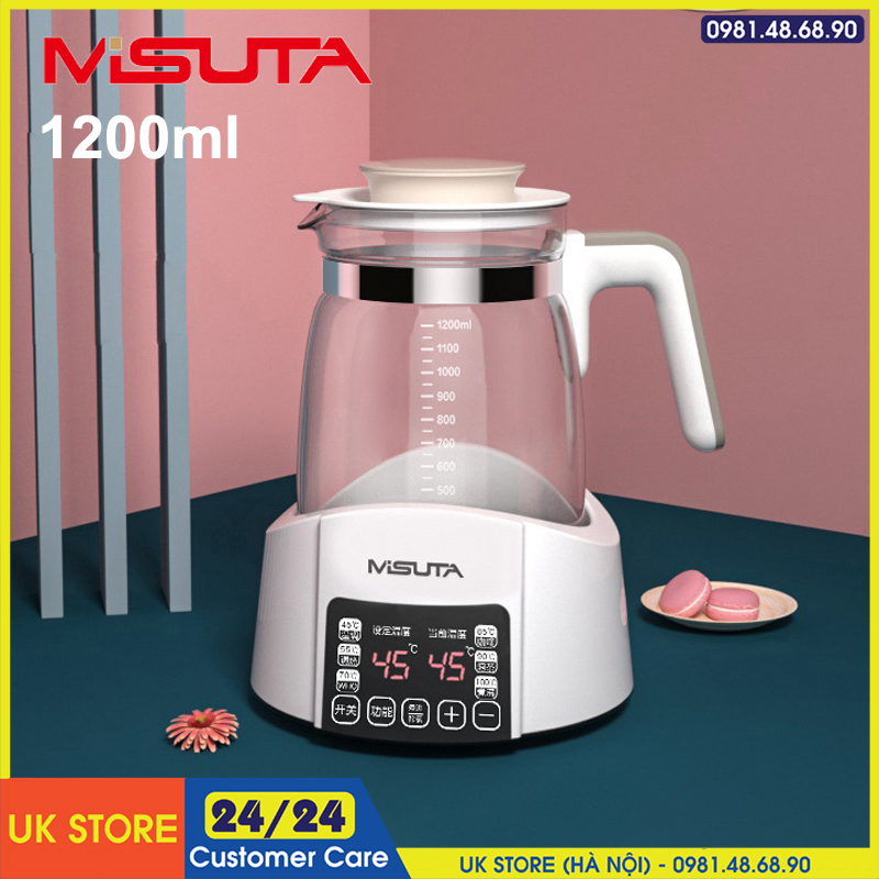 Máy Hâm Nước, Đun Nước Pha Sữa Giữ Nhiệt Cả Ngày MISUTA Có Điều Chỉnh Nhiệt Độ