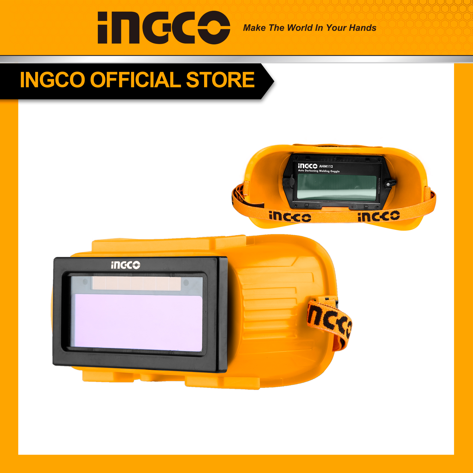 INGCO Kính hàn tự động INGCO AHM112 bảo vệ an toàn đôi mắt AHM112