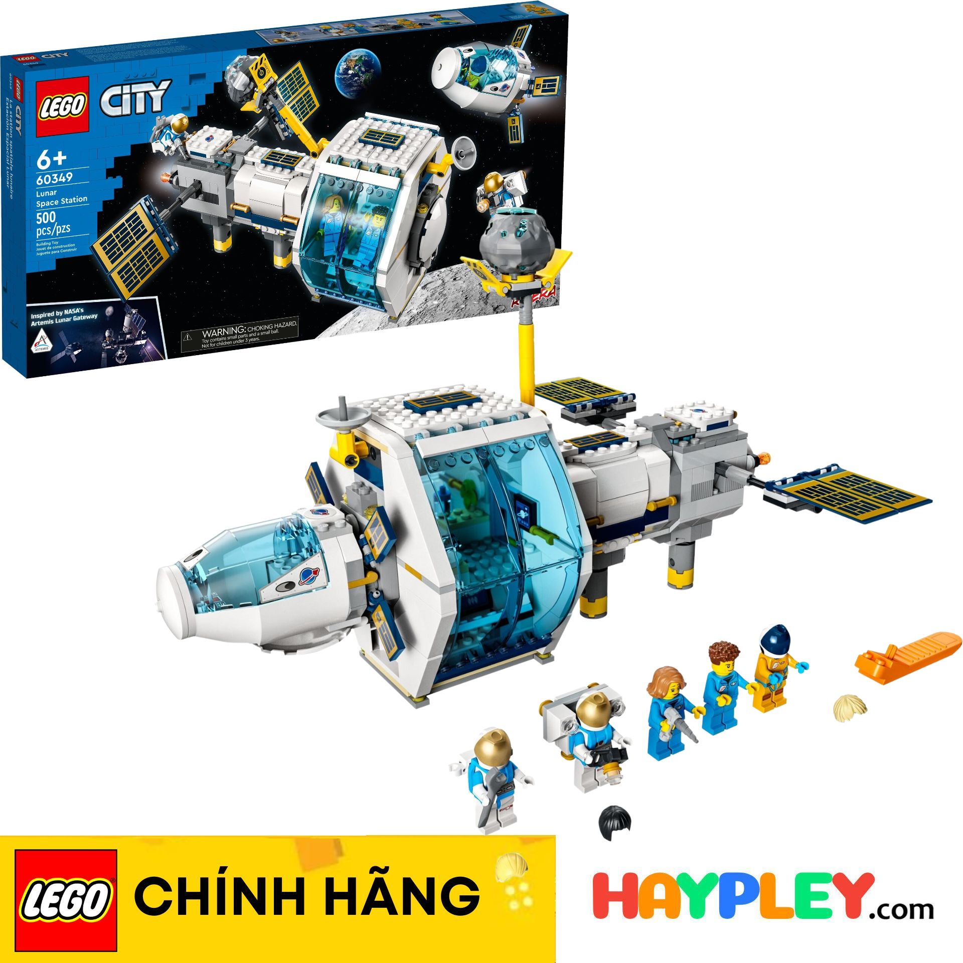 Lego city 60349 trạm vũ trụ mặt trăng - haypley