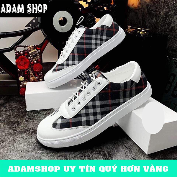 Giày thể thao nam trắng,giày sneaker nam cao cấp mã GKO