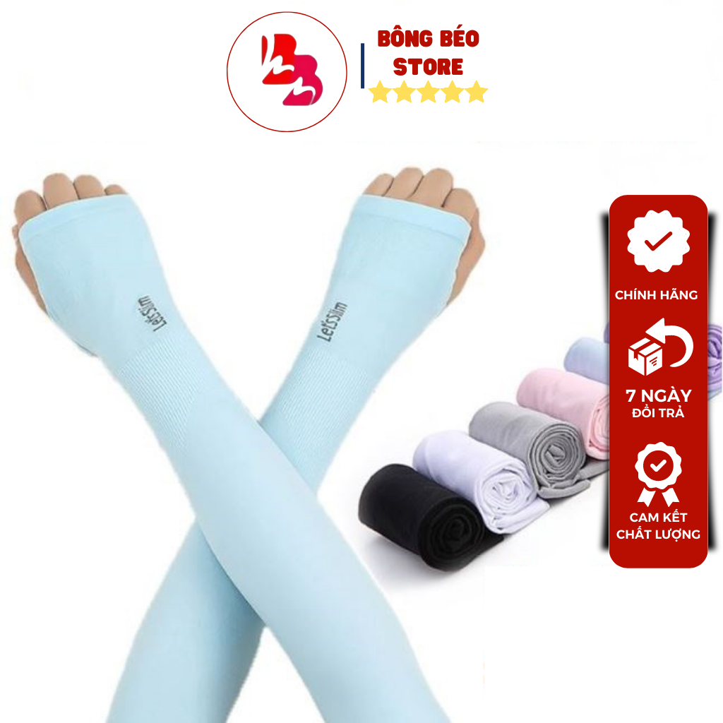 Găng Tay Chống nắng Xỏ Ngón Let's Slim Nhập Khẩu Hàn Quốc, Găng Tay Xỏ Ngón Chống Nắng Đi Xe Máy, Đi Phượt