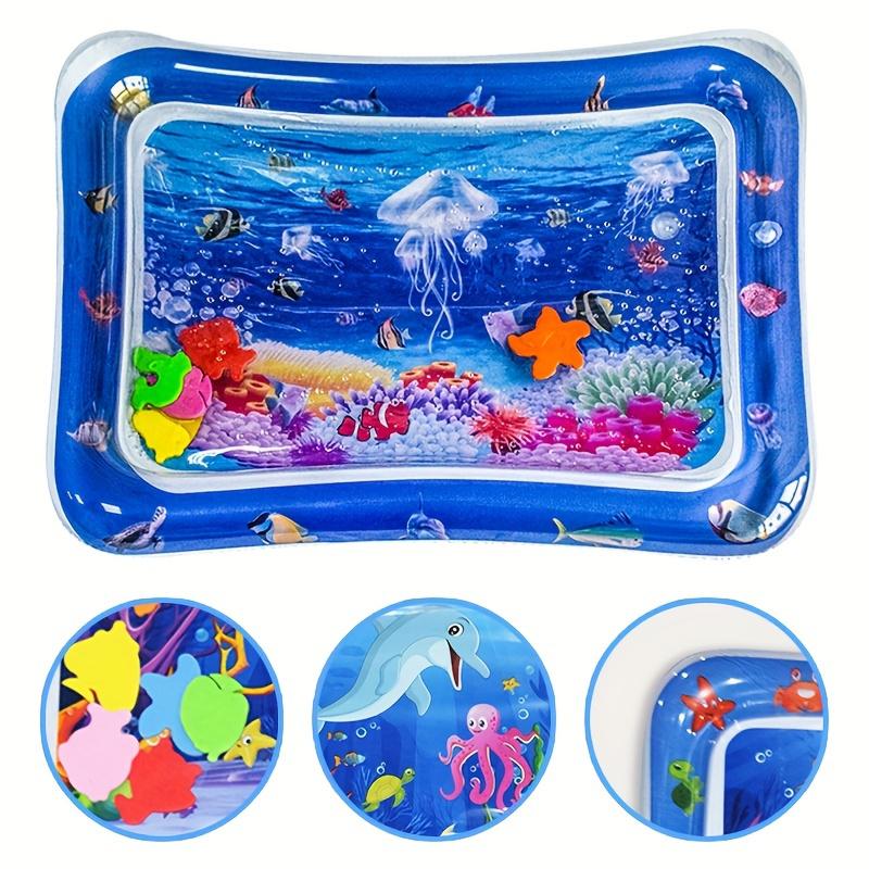 1pc White Jellyfish Inflatable Water Pad, Tummy Time Water Mat