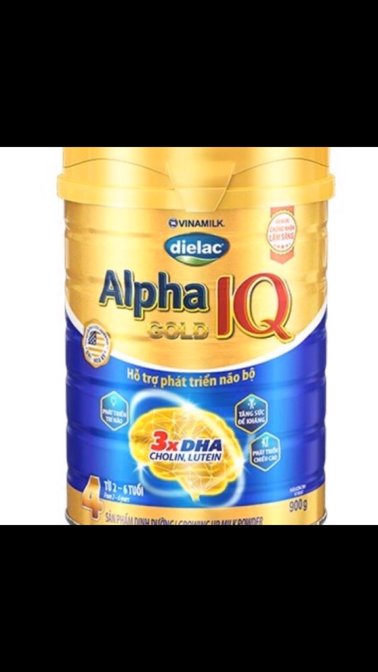 [HCM]Sale sốc - Sữa bột dielac alpha gold 4 900g vinamilk