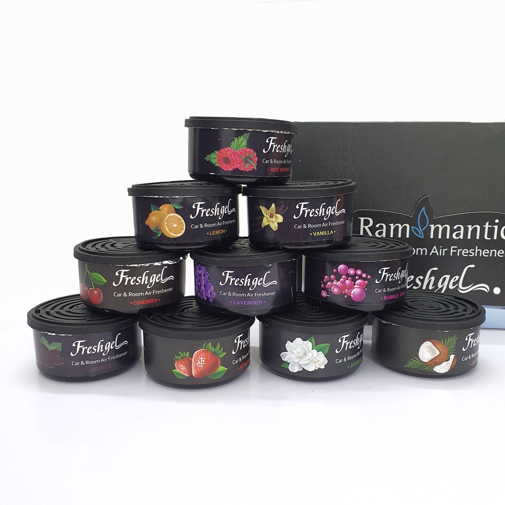 Sáp thơm khử mùi trên ô tô, sáp thơm khử mùi cao cấp lohas rammatic freshgel