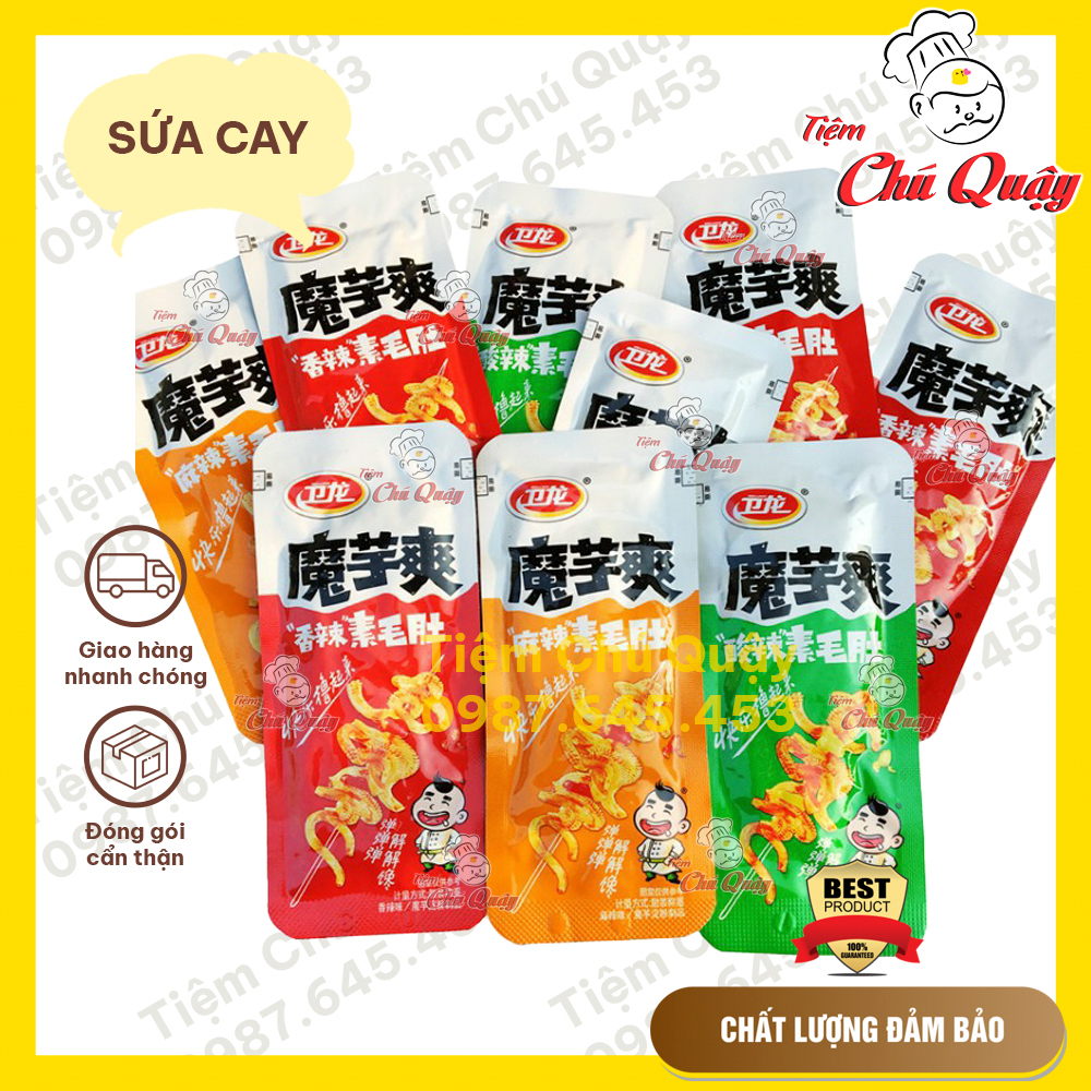 Khoai nưa cay sợi - đồ ăn vặt nội địa