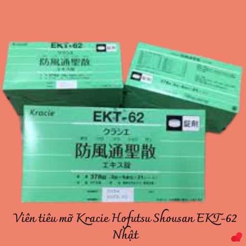 Viên tiêu mỡ Kracie Hofutsu Shousan EKT-62 Nhật by Shop LocNgo