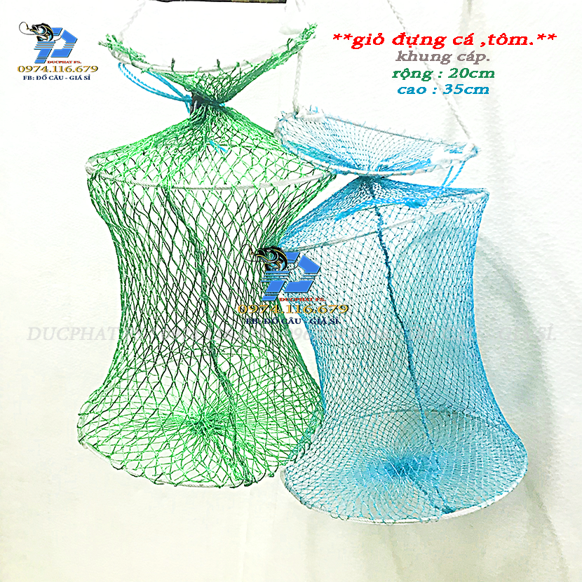 GIỎ Đựng Cá ,Tôm thu lại gọn gàng tiện lợi khi mang đi. độ bền cao.!!!