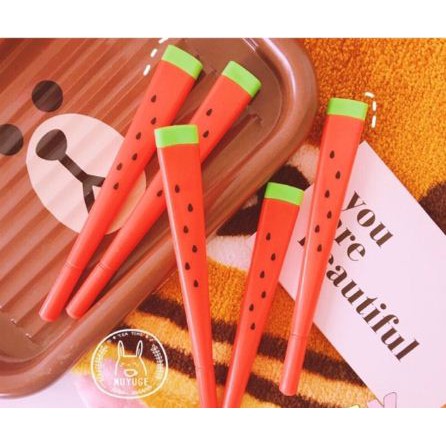 Bút gel đen hình dưa hấu cute
