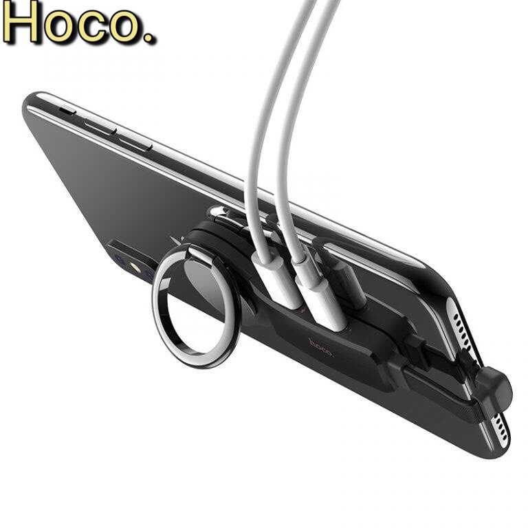 Hoco LS22 - Cáp Chuyển Đổi 2 Cổng Lightning Cho iPhone, vừa nghe vừa sạc có hỗ trợ micro