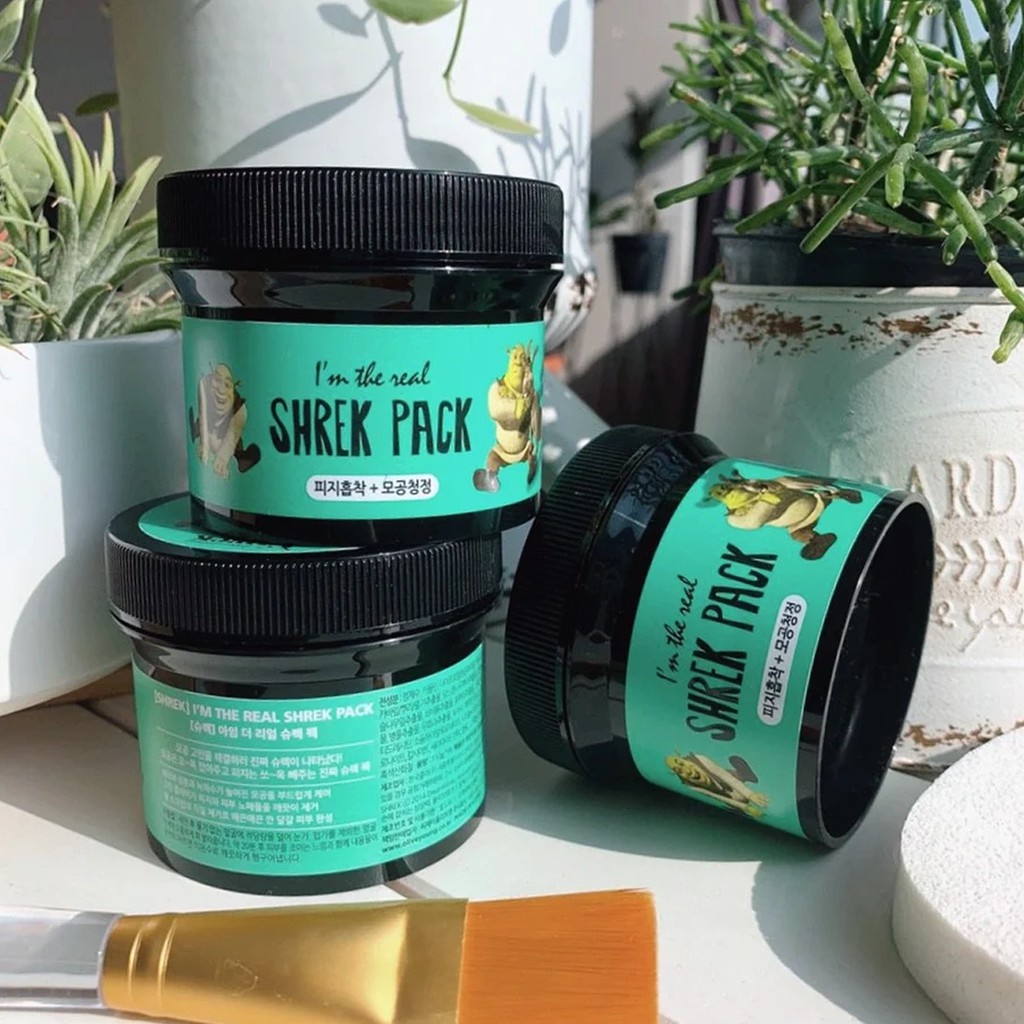 Mặt nạ đất sét bạc hà Dreamworks I’m The Real Shrek Pack 110g