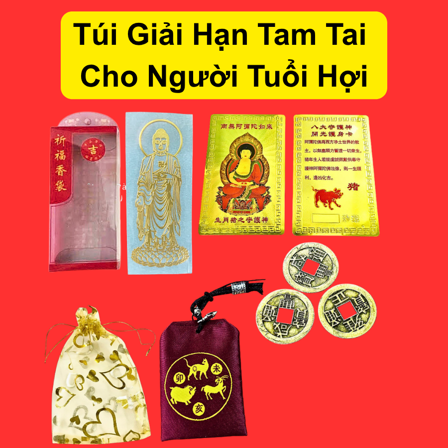 < Đã Khai Quang > Bộ G.i.ả.i H.ạ.n T.a.m. T.a.i Cho Người Tuổi Hợi -12 Con Giáp - Thái Tuế - SP008130