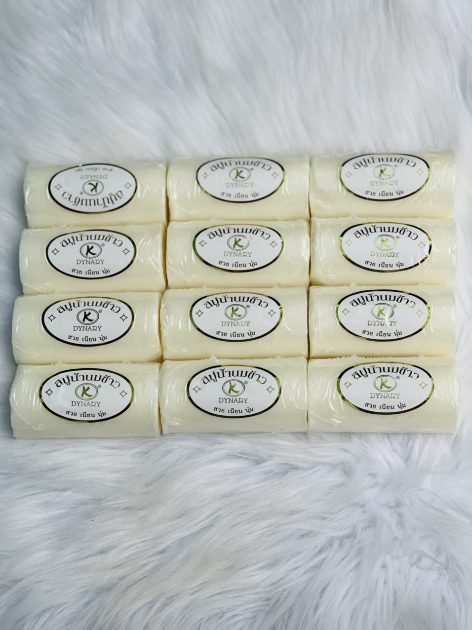 Xà phòng sữa gạo trắng da diệt khuẩn Dynary Thái Lan 100g