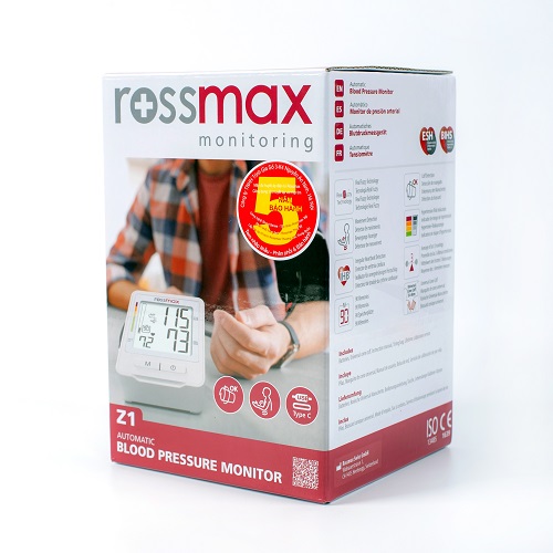 HCMMáy đo huyết áp bắp tay Rossmax Z1  Hàng chính hãng