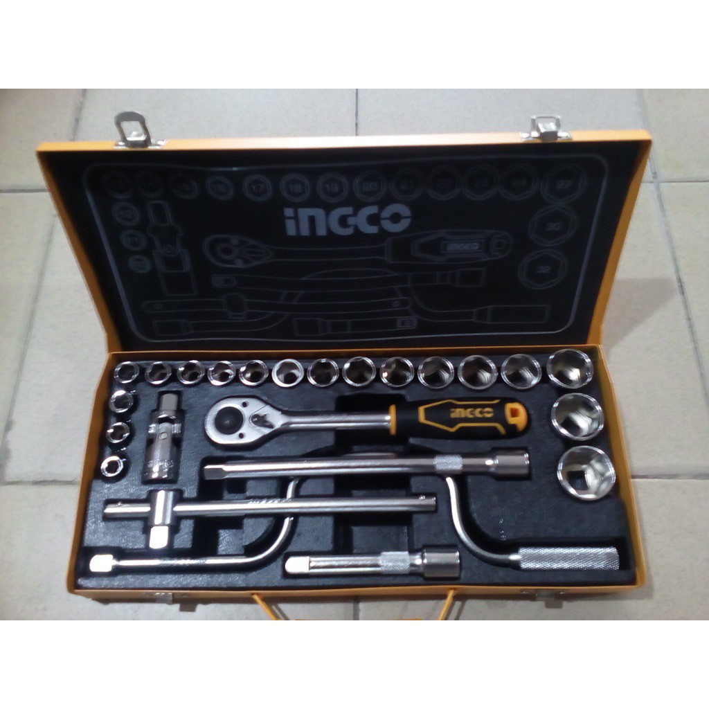 Bộ 24 cái đầu tuýp ingco hkts0243