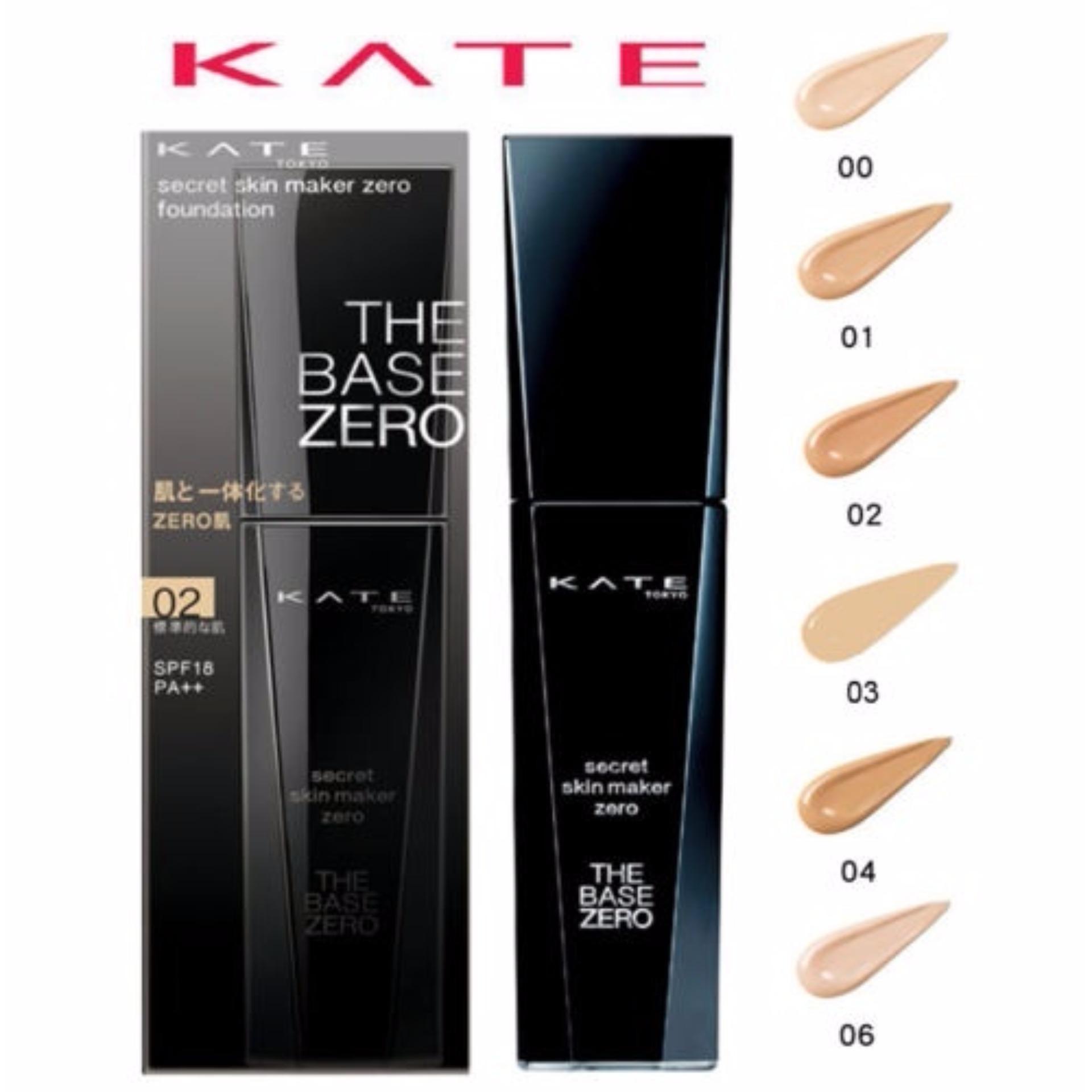 Kem nền Kanebo Kate The Base Zero - Nhật Bản (30ml) - Siêu nhẹ mặt, mỏng mượt tự nhiên (Da dầu)