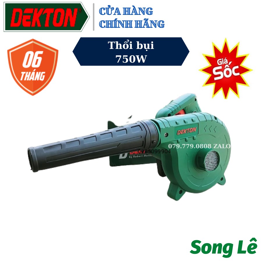 Máy thổi bụi dekton dk-750eb - 750w - đồng 100%
