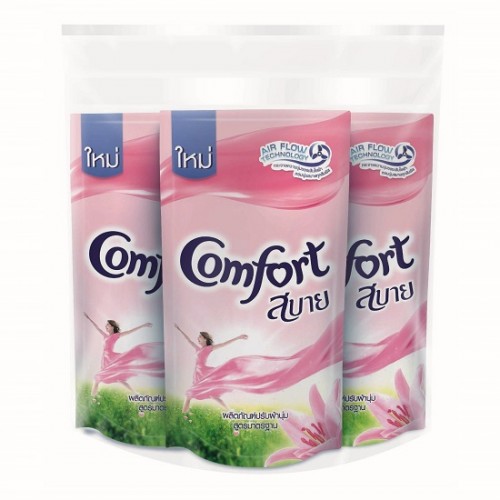 Combo 3 bịch ThaiLand comfort 580ml màu hồng