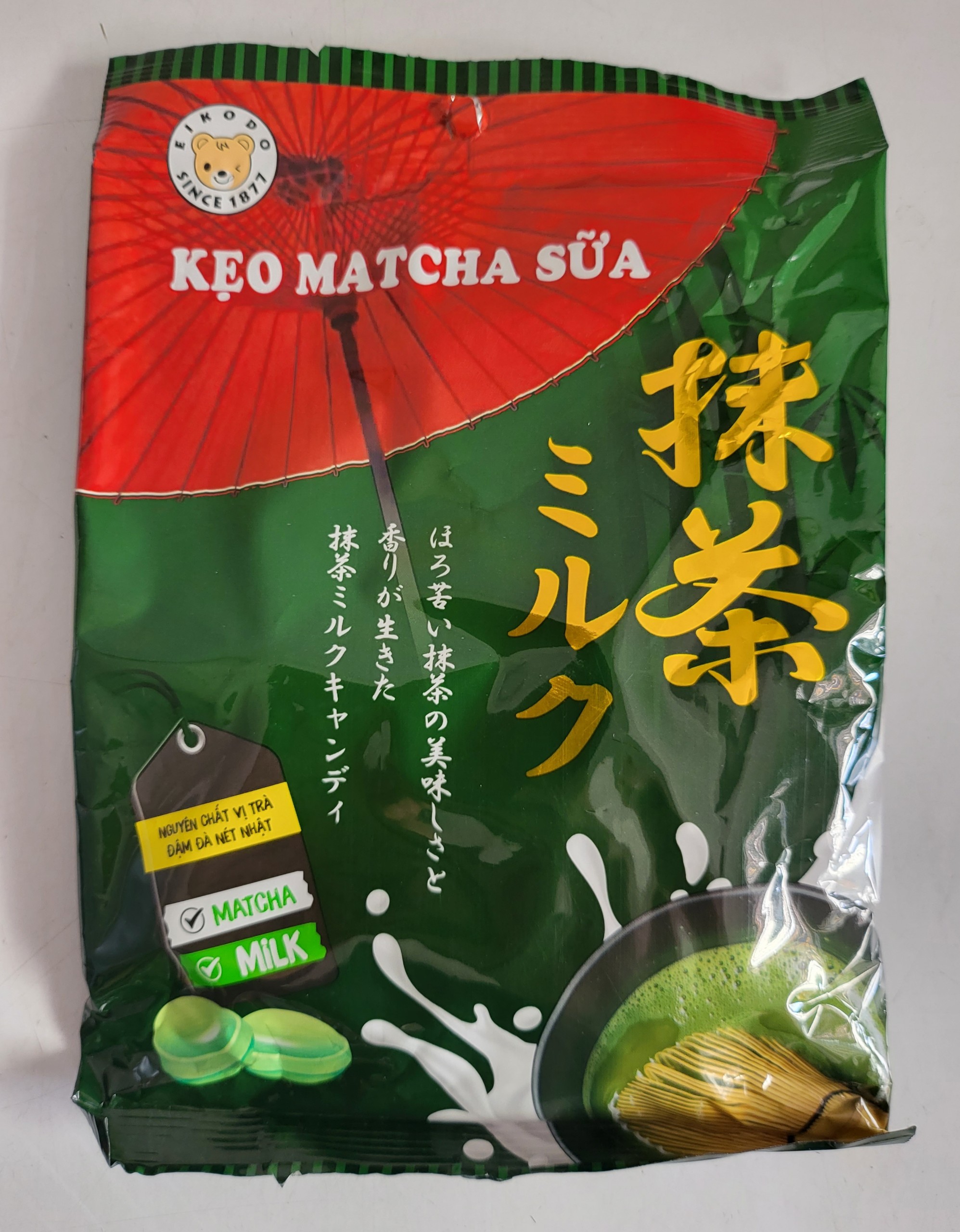 Kẹo matcha sữa suzuki eikodo matcha milk candy