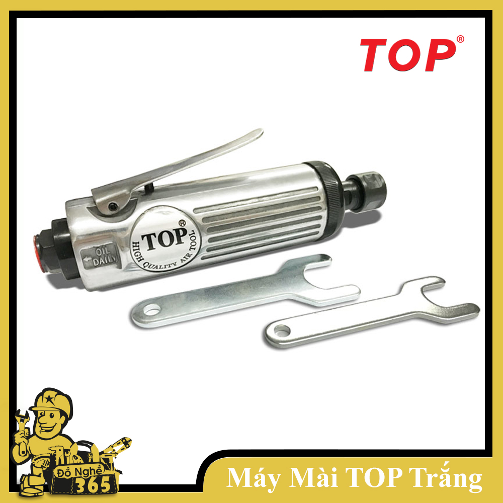 Máy mài bằng khí nén 6mm - 22.000 vòng/phút top - pa-3201, máy chuyên dùng hơi mài dũa các chi tiết đầu kẹp 6mm cho đá cà lem