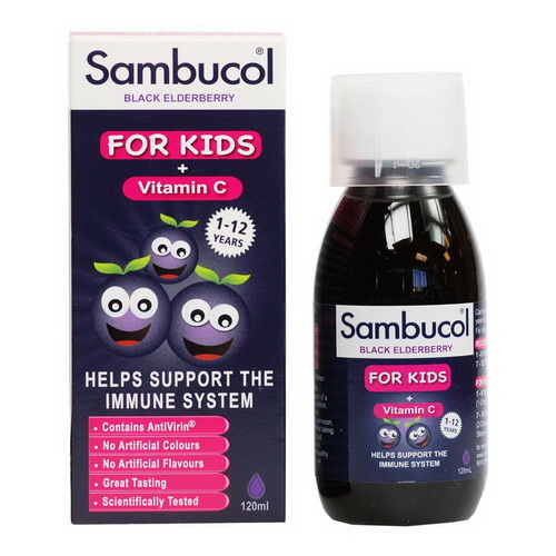 Vitammin Tăng Đề Kháng Sambucol 1-12y