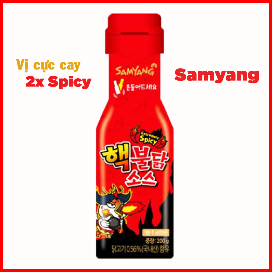 Sốt chấm samyang vị cực cay 2x spicy