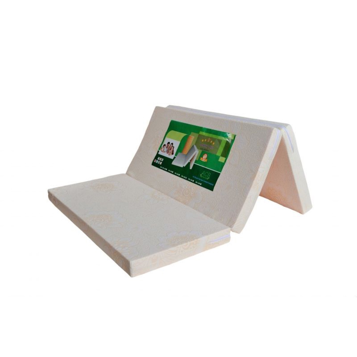   Trả góp 0%  Nệm cao su Nhân Tạo  Luxury Gấp 3 Pro ACB-Bảo hành 15 năm.- Dễ di chuyển êm ái. 