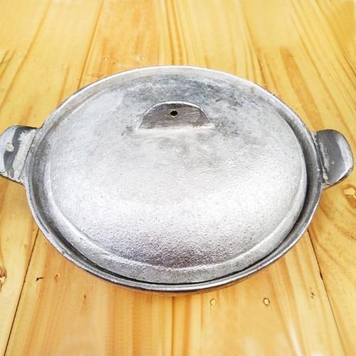 Nồi thố cơm gang 20cm đúc nguyên khối Bắc Bộ nồi nhám số 4