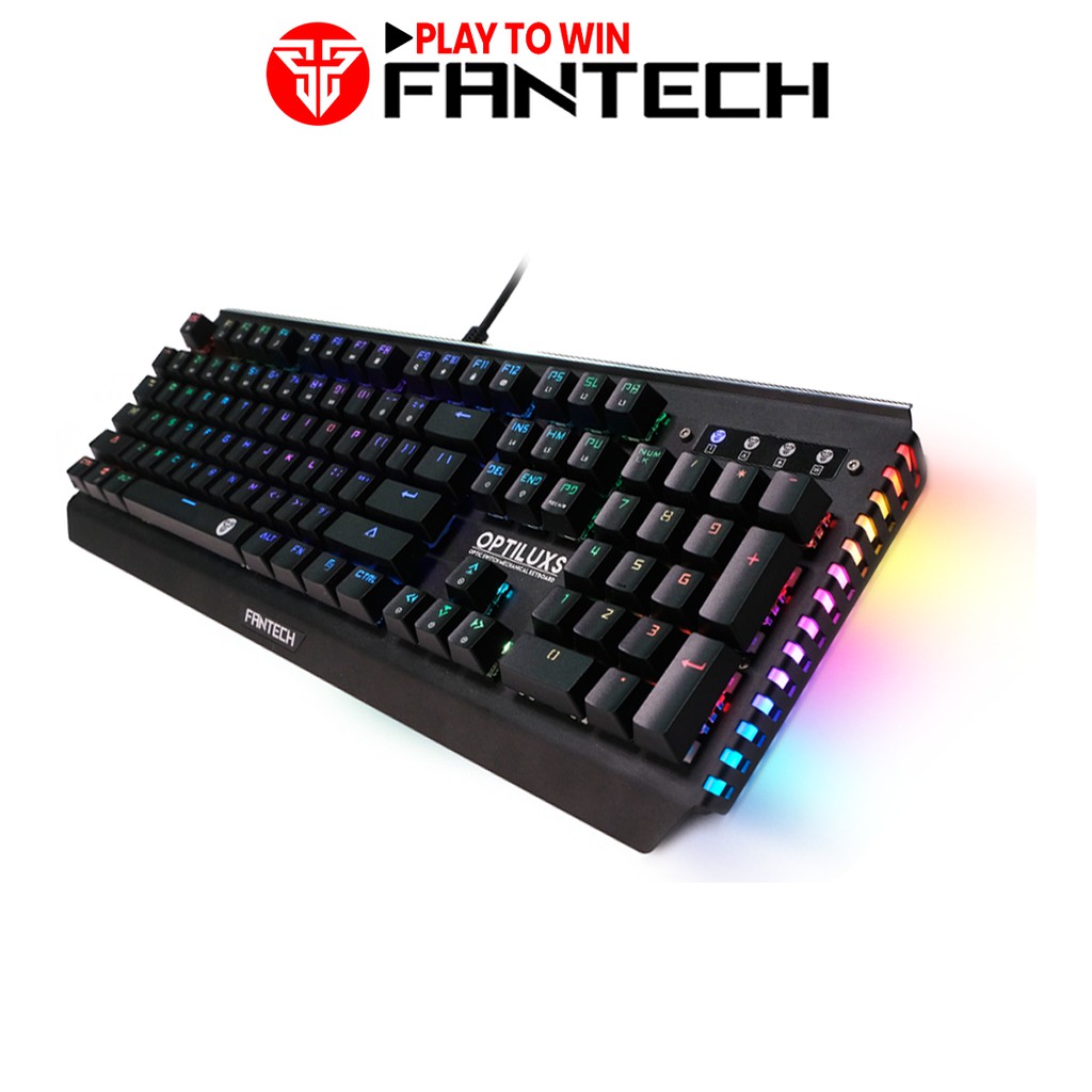 Bàn phím cơ chơi game gaming full-sized có dây fantech mk885 optimax outemu