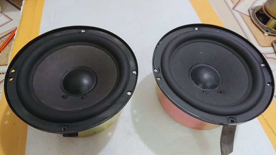 Cặp loa sừng trâu từ neo tivi Sony 16,5cm