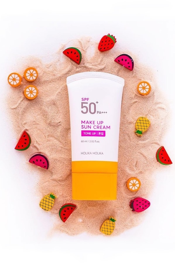 KEM CHỐNG NẮNG TRANG ĐIỂM HOLIKA HOLIKA MAKE UP SUN CREAM SPF50+ PA+++