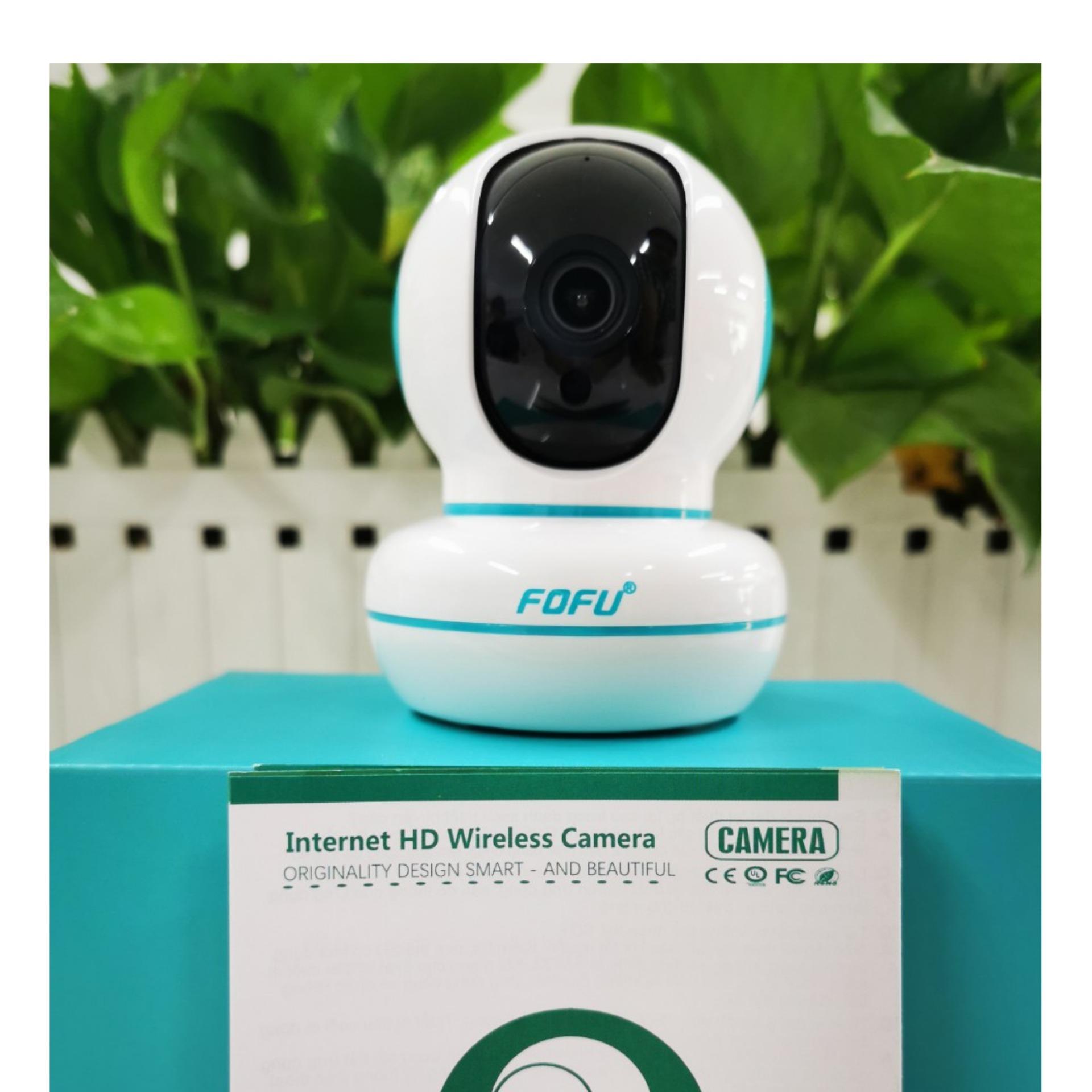 Camera ip wifi chống trộm chính hãng fofu 720p - 1080p - màu trắng - bảo hành 24 tháng