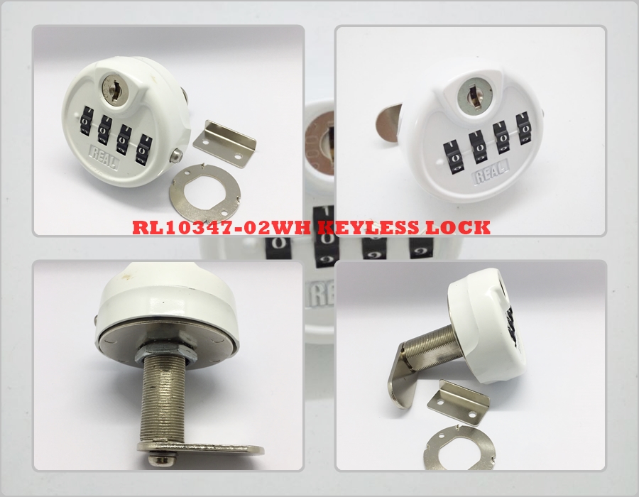 Khóa tủ số mật mã 4 số tròn cho tủ locker RL10347-02WH