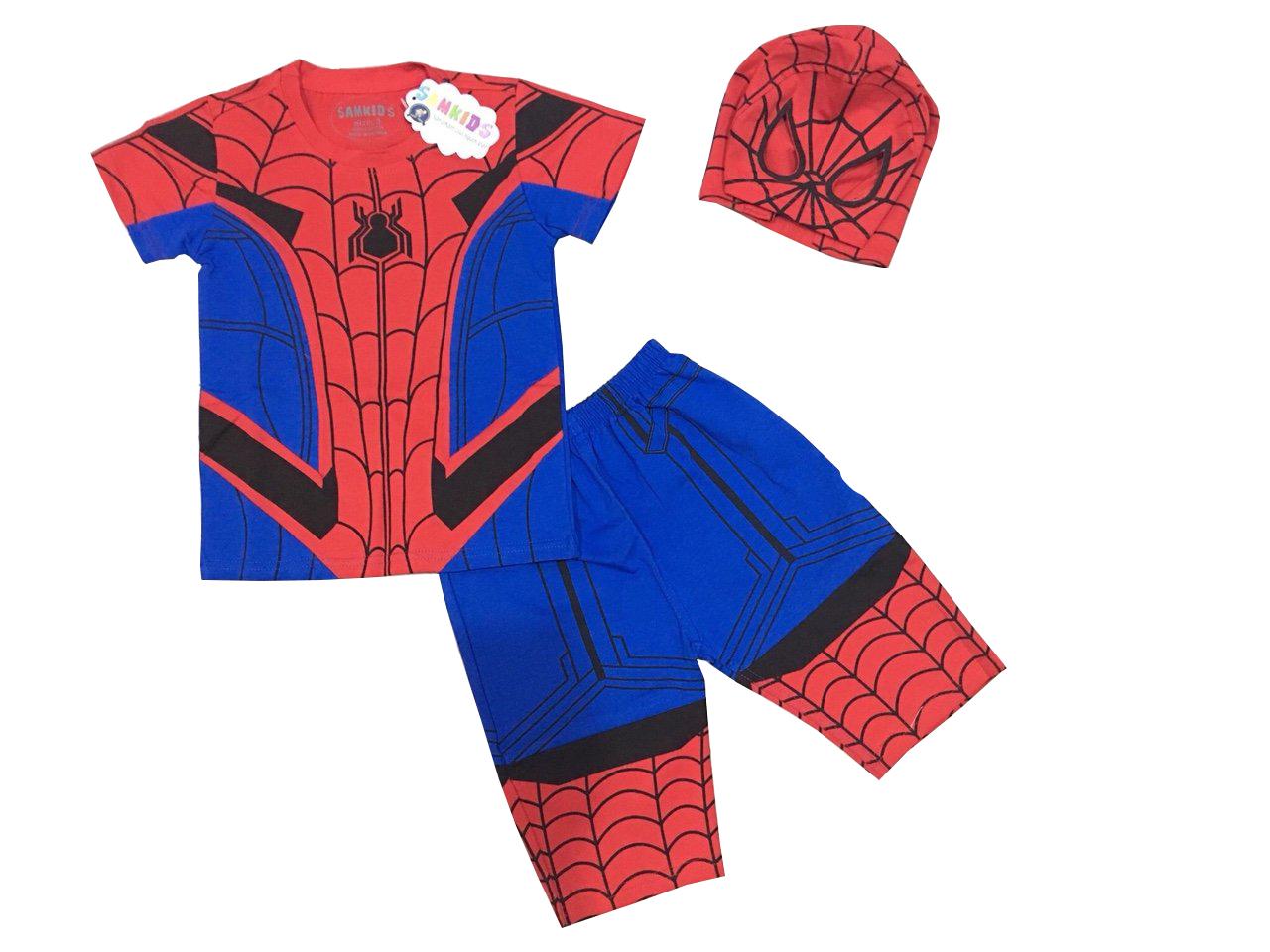 BỘ QUẦN ÁO SIÊU NHÂN NHỆN LỬNG(tặng kèm mặt nạ)