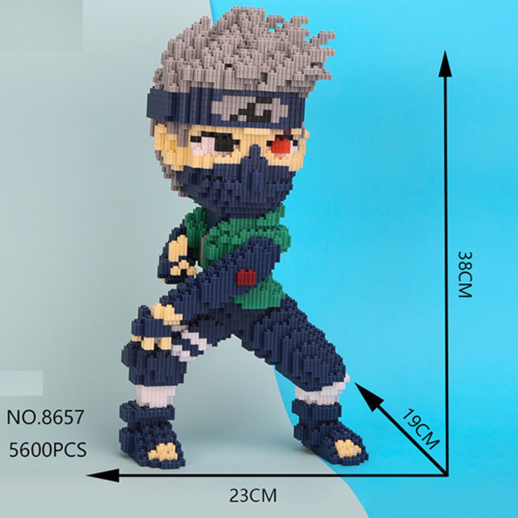 Hatake Kakashi Cao 38cm Mô Hình Lắp Ráp Nhân Vật Trong Anime Naruto